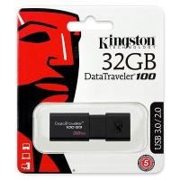 ราคา 32 GB FLASH DRIVE (แฟลชไดร์ฟ) KINGSTON (DT100G3/32GB) USB 3.0 รับประกัน 5 - Y (1790081372)