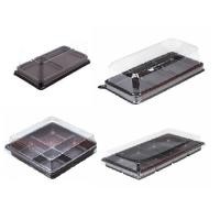 ราคา กล่องพลาสติกใส่ขนมฐานสีน้ำตาล แบบช่อง (มีหลายช่องให้เลือก) มีแบ่งขาย 25 กล่อง/ แพ๊ค 50 กล่อง (23274485745)