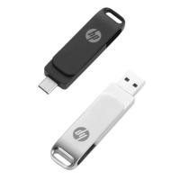 ราคา HP TYPE-C 2 in 1 หมุน OTG 8GB 16GB 32GB 64GB 128GB 2TB โลหะที่กําหนดเอง USB 2.0 แฟลชไดรฟ์ความเร็วสูง (52102806001)
