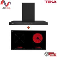 ราคา (TEKA) เครื่องดูดควัน รุ่น LDH 90 TC BLACK + เตาไฟฟ้าหัวผสม อินดักชั่น, เซรามิค ขนาด 73 ซม. รุ่น HIC 7322 S (24650924401)