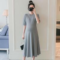 ราคา ชุดเดรสกระโปรงยาว คุณเเม่ตั้งครรภ์ เดรสคุณเเม่ เดรสคลุมท้อง ชุดคลุมท้องสำหรับคุณแม่ ผ้านิ่มใส่สบาย (19462320423)