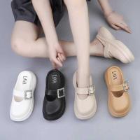 ราคา เพิ่ม+1ไซส์ LAVA แบรนด์แท้ 168 รองเท้าเปิดส้น(สั่ง+เพิ่ม1ไซส์) พื้นสูง 5 ซม แต่งเข็มขัดเพชรสไตล (28879136554)