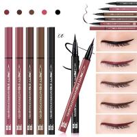 ราคา ขายดี ปากกาอายไลเนอร์ เนื้อลิขวิด กันน้ํา แห้งเร็ว สีน้ําตาล สีดํา สําหรับแต่งหน้า (21157086968)