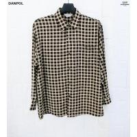 ราคา DANPOL แท้ อก44 เสื้อเชิ๊ตแขนยาวลายสก๊อตคลาสสิกสปอต (28324583347)