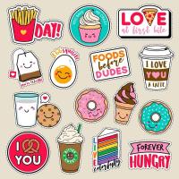 ราคา MINI PACK STICKER CASE HANDPHONE HP LAPTOP TUMBLR MOTIF FOREVER HUNGRY (28415237351)