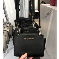 ราคา กระเป๋าสะพายข้าง mk selma mini สีดำ ของแท้ (2500326938)