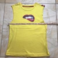 ราคา เสื้อยืดสีเหลือง ยี่ห้อmiss sixtyเสื้อยืดมือสองสภาพใช้ได้ (7460825604)
