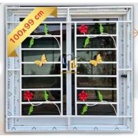 ราคา หน้าต่างบานเลื่อน2ช่องขนาด100x98.5(พร้อมเหล็กดัด) (11086681803)