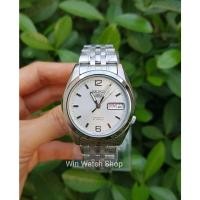 ราคา SEIKO 5 Automatic รุ่น SNK385K1 นาฬิกาข้อมือผู้ชาย สายสแตนเลส สีเงิน ของแท้ 100% - รับประกันสินค้า 1 ปีเต็ม (1271969822)