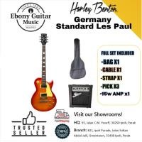 ราคา Harley Benton จากเยอรมัน ชุดแพ็คเกจกีตาร์ไฟฟ้า Cherry Sunburst Standard Les Paul (20489101416)