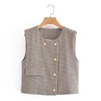 ราคา Snoop vest เสื้อแขนกุด ผ้าทวีต (18961154501)