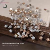 ราคา [jewelrycrown] 50 ชิ้น Mini Star Zircon เล็บ Rhinestone Nail Art Charm Sparkle 3D เล็บ Rivet ด้านล่างแบนตกแต่งเล็บอะไหล่ DIY อุปกรณ์แต่งเล็บ [VN] (46954806586)