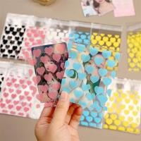 ราคา กระเป๋าใส่บัตรใบเล็กพิมพ์ลายการ์ตูนหัวใจ กระเป๋ามีกาวในตัวน่ารัก (44474460126)