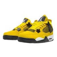 ราคา 2022 แบรนด์แฟชั่นยอดนิยม Nike Air Jordan 4 Retro Lightning รองเท้าผ้าใบ AJ4 รองเท้าบาสเกตบอล รองเท้าวิ่งกีฬา N0 (45104741622)