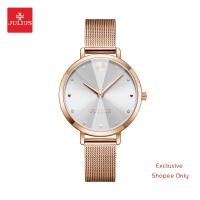 ราคา Julius นาฬิกาข้อมือผู้หญิ JA-1222 สายสแตนเลส หน้าปัดกลม แบรนด์เกาหลี แฟชั่นฮิตของแท้ (3414290831)
