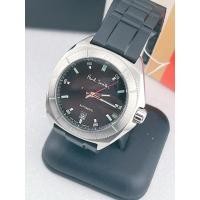 ราคา ⌚️ Paul Smith Men's Closed Eyes Automatic Diver Watch, all black⌚️ เครื่อง Automatic (23562439306)