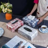 ราคา Creative Zhonglin Tiger กล่องกระดาษเซรามิคห้องนั่งเล่นห้องนอนเดสก์ท็อป High-End เนื้อเยื่อกล่องเครื่องประดับ (46451961169)