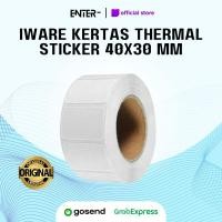 ราคา IWARE กระดาษฉลากสติ๊กเกอร์เทอร์มอล 40x30 มม. จํานวน 1000 ชิ้น (29643285133)