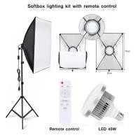 ราคา STUDIO 45 WATT WITH SOFTBOX 50X70 SET ไฟสตูดิโอ ไฟถ่ายสินค้า สตูดิโอถ่ายภาพ ไฟไลฟ์สด ไฟถ่ายแบบ (14449508608)