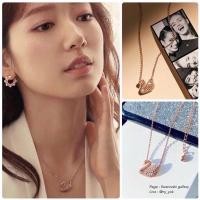 ราคา สร้อยหงส์โรสโกล SWAROVSKI สร้อยคอ swan necklace (10075872651)