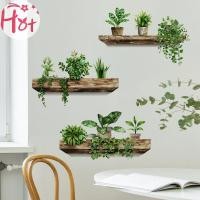 ราคา Ge สติ๊กเกอร์ติดผนังสร้างสรรค์กระถางต้นไม้ Decals Self-กาวที่ถอดออกได้ภาพจิตรกรรมฝาผนังผนัง DIY Wall Art อุปกรณ์ตกแต่งบ้านสแควร์ (27680799162)