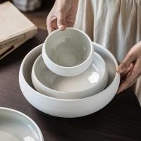 ราคา สไตล์นอร์ดิก หลาย-ขนาด ชามเซรามิกชุดครัวเรือนชามสลัดชามก๋วยเตี๋ยวรอบชามขนาดใหญ่ขายส่งชามบนโต๊ะอาหารชามผลไม้ (51804422785)