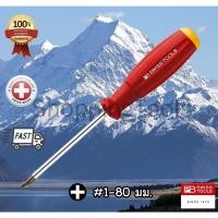 ราคา PB Swiss Tools ไขควงปากแฉก รุ่น PB 8190 เบอร์ 1 ด้ามยาง Swissgrip ของแท้ 100% (10591540730)