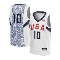 ราคา เสื้อกีฬาบาสเก็ตบอล ลายทีม Jersey Kobe Bryant USA 2008 10 สีขาว (19781338296)