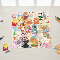 ราคา สติ๊กเกอร์ลายการ์ตูนสัตว์กันน้ําน่ารัก 50 ชิ้น สําหรับตกแต่งแล็ปท็อป หมวกกันน็อค DIY (46351030503)