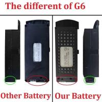 ราคา ♎ Q6 Drone แบตเตอรี่ 3.7V 3000Mah สำหรับ S6 8K RC Quadcopter G6 Pro แบตเตอร (25730012435)