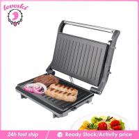 ราคา [Lovoski] Panini Press Grill Sandwich ทําความสะอาดง่ายผู้ผลิตอาหารเช้าขนาดกะทัดรัดผู้ผลิต Panini สําหรับแซนวิช (41274852962)