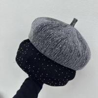 ราคา All-Match Bright Rhinestone Beretหญิงอินเทรนด์Retro Chanelสไตล์หัวใหญ่เส้นรอบวงจิตรกรหมวกฤดูใบไม้ร่วงหมวกฤดูหนาวตัวอักษรตกแต่ง 11.25 (55902125889)