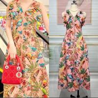 ราคา เดรสยาวคอปกปักผึ้งSize Lงานป้ายANANYAงานใหม่ (24222347615)