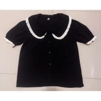 ราคา เสื้อแฟชั่นสีดำ คอบัว (48554744543)