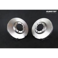 ราคา RUNSTOP รันสตอป จานเบรคหน้า แบบเรียบ ขนาดเดิม 256 TOYOTA รุ่น D-MAX 4X2 ปี2002 ราคาต่อคู่ เบรก (23666654994)