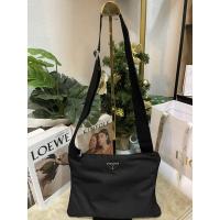 ราคา Authentic Prada Nylon Sling Tessuto Bag Black (21062802647)