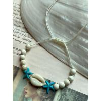 ราคา สร้อยข้อมือเชือกรูด ตรงกลางเปลือกหอยเบี้ยขาว (41967399721)