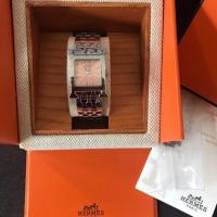 ราคา Hermes Watch H-Hour สายเหล็กหน้าปัดสี rosegold ของแท้! (1864983911)