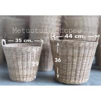 ราคา ตระกร้าใส่ผ้า ตระกร้าหวายแท้ (1420227265)
