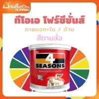 ราคา TOA โฟร์ซีซั่นส์ ภายนอก ภายใน ด้าน ขนาด 9 ลิตร สีทาบ้าน เกรด 8 ปี สีตามสั่ง (29423856098)