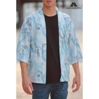 ราคา เสื้อคลุมกิโมโนผู้ชาย แฟชั่นสไตล์ญี่ปุ่น ลายนก (พร้อมส่ง) รุ่น MCC068 (2122202599)