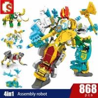 ราคา อิฐ Sembo Block Mecha of steel 4in1 Ice Age Variant (27574683074)