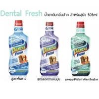 ราคา Dental Fresh (503 ml) น้ำยาดับกลิ่นปาก ขจัดหินปูน ปกป้องเหงือกและฟัน สุนัข (1946131222)
