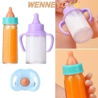ราคา เวนเนยู ขวดน้ําเมจิกนมใส่ตุ๊กตาเด็กแรกเกิดพร้อมผ้ากันเปื้อนจุกนมหลอก ขวดจุกนมพลาสติก, หลายสไตล์ คุณภาพสูงตุ๊กตาน่ารักอุปกรณ์เสริม18นิ้วตุ (57554522798)