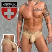 ราคา กางเกงในชาย Andrew Christian briefสีน้ำตาล size M* (42612067463)