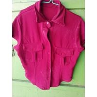 ราคา เสื้อคอปกสาวอวบผ้าวูลเวฟสีแดงเลือดหมู (25719795726)