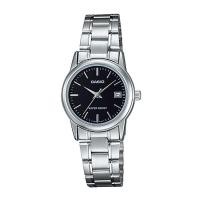 ราคา Casio Standard นาฬิกาข้อมือผู้หญิง สายสแตนเลส รุ่น LTP-V002,LTP-V002D,LTP-V002D-1A - สีเงิน (1895664960)