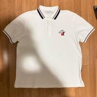 ราคา [มือสองของแท้] เสื้อ SMILEYHOUND คอปกโปโลสีขาว “Size XL” (44372951853)