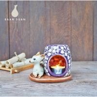 ราคา เตาอโรม่า เตาอโรมา เตาอโรม่าเทียน เตาจุดอโรม่า เซรามิค ลายไทย เตาเซรามิค เตาอโรม่าเล็ก มีสัตว์ติด น่ารัก (10650519819)