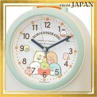 ราคา Seiko Clock Alarm Clock Table Clock Quartz Clock Character Sumikko Gurashi Ivory 125×125×73mm CQ167CDirect from Japan (26281442910)